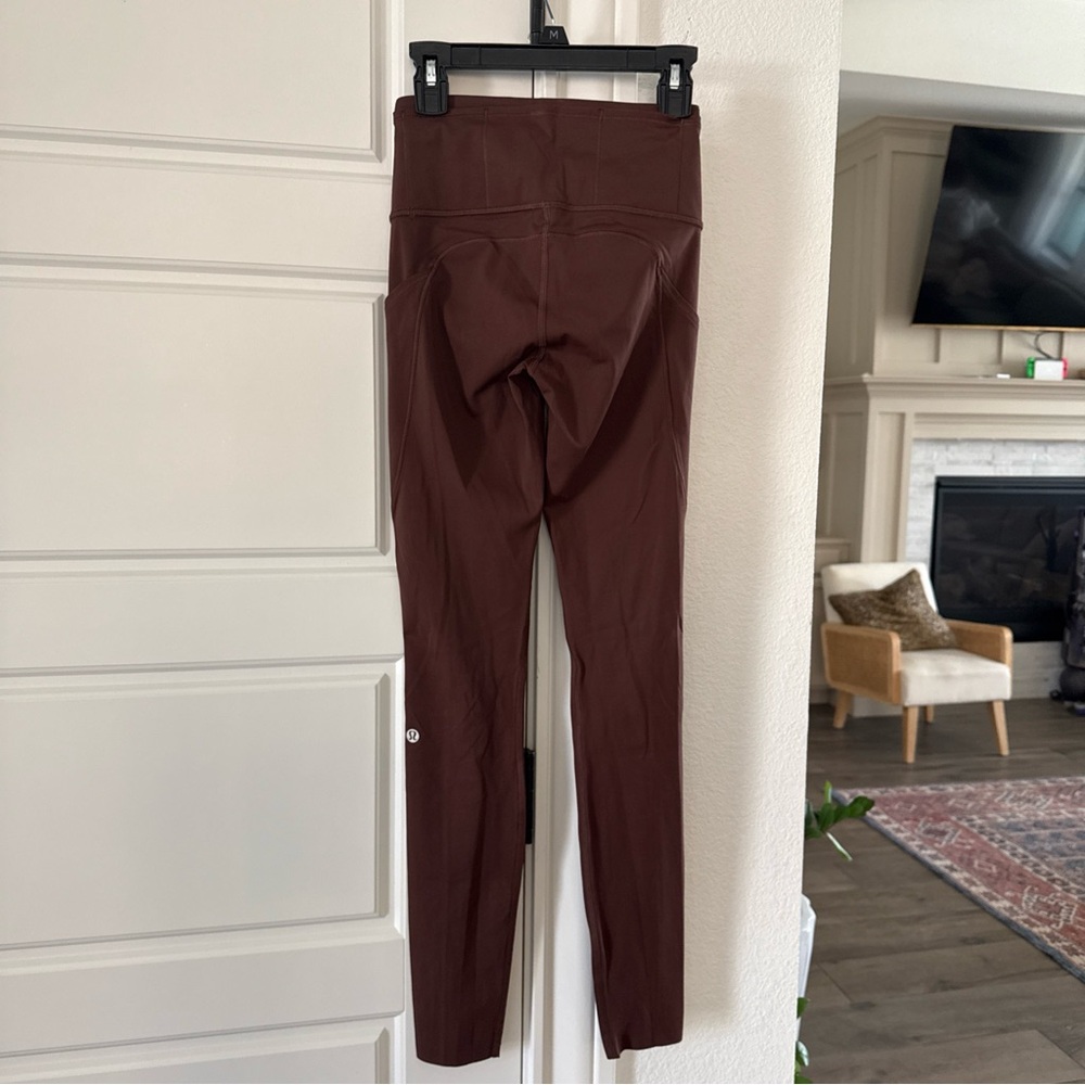 Lululemon Fast Free High-Rise Tight 28" Leggings in Brown Earth Size 2 NWOT - Picture 8 of 14